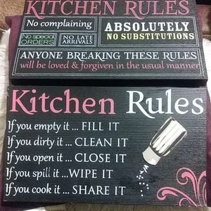 Kitchen wall decor